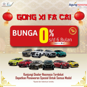 Toyota Bali khusus promo untuk rayakan Tahun Baru Imlek 2026